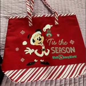 Disney Christmas tote bag large